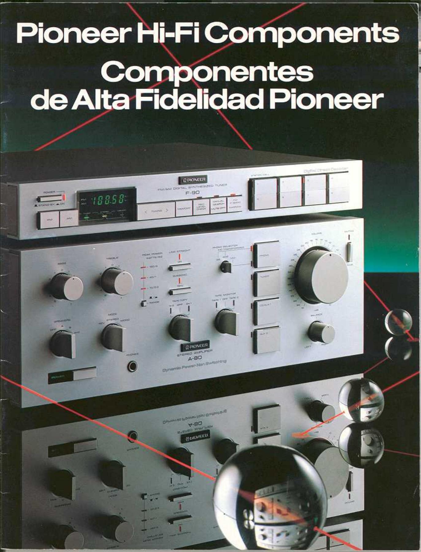 Pioneer Hi-Fi Components 1985 / Componentes de Alta Fidelidad Pioneer
