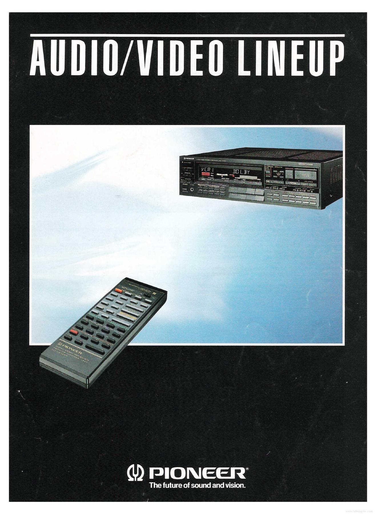 Pioneer Audio/Video Lineup 1986 (US)