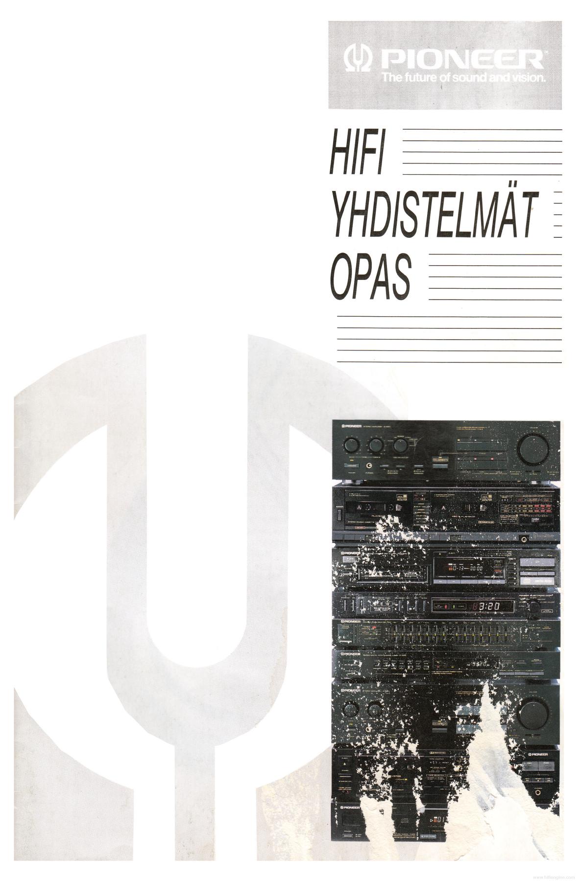 Pioneer HiFi Yhdistelmat Opas 1987 (Suomi)